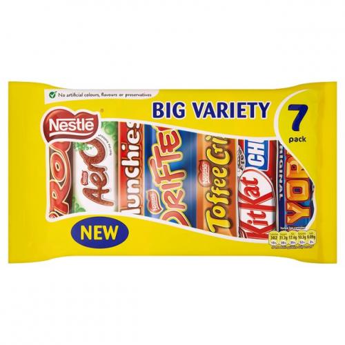 NESTLE BIG VARIETY 7 PACK £2 INSTORE ICELAND HotUKDeals