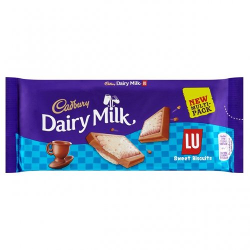 Cadbury Dairy Milk LU Biscuit (3 per pack 105g) ONLY 74p Morrisons HotUKDeals