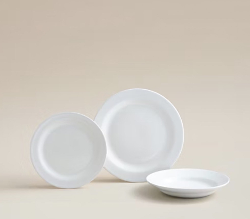 White Dinner Set 12 Piece , Free C&C