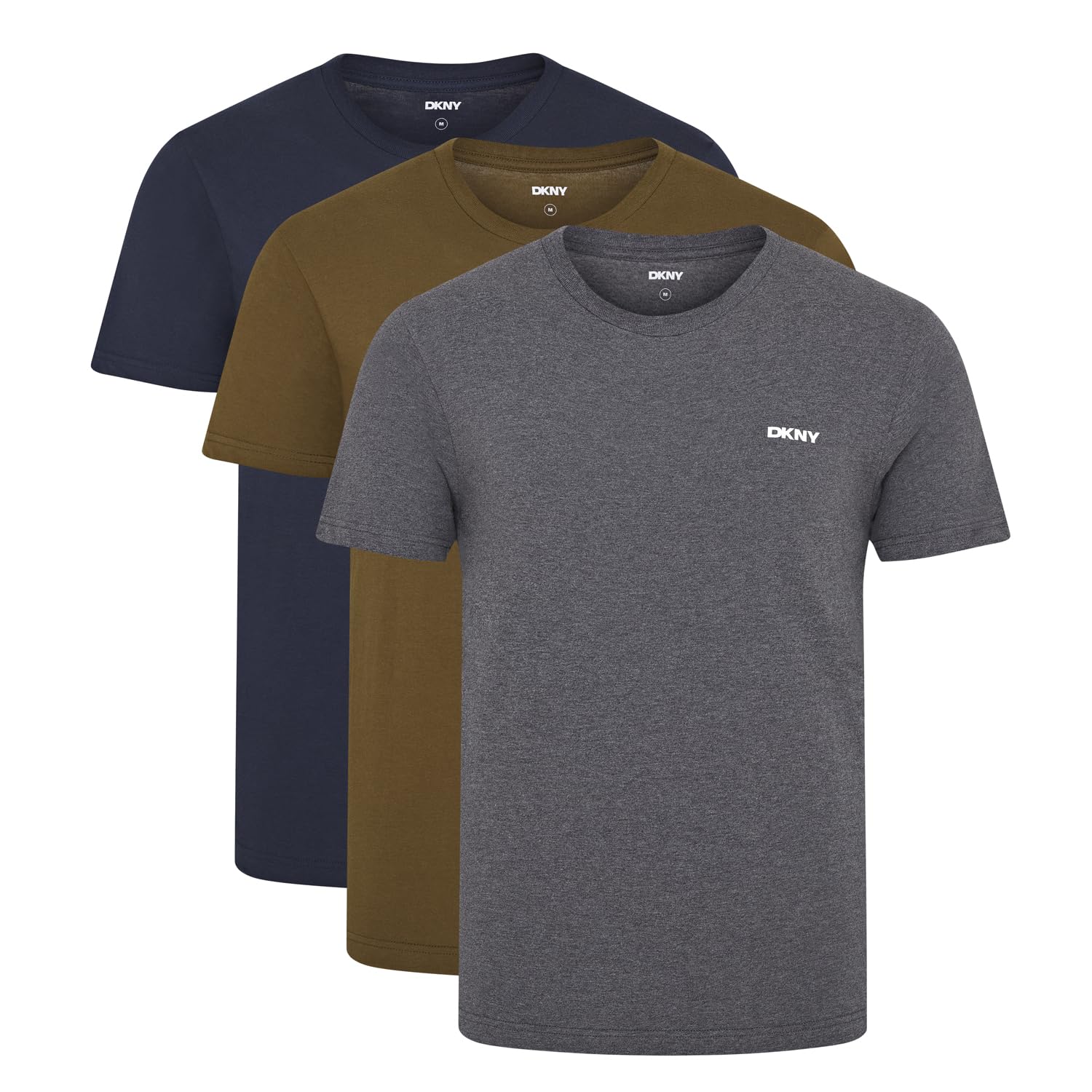 Mens DKNY GIANTS T-shirts, 3 Pack, Size S & M (Various Colour Options)