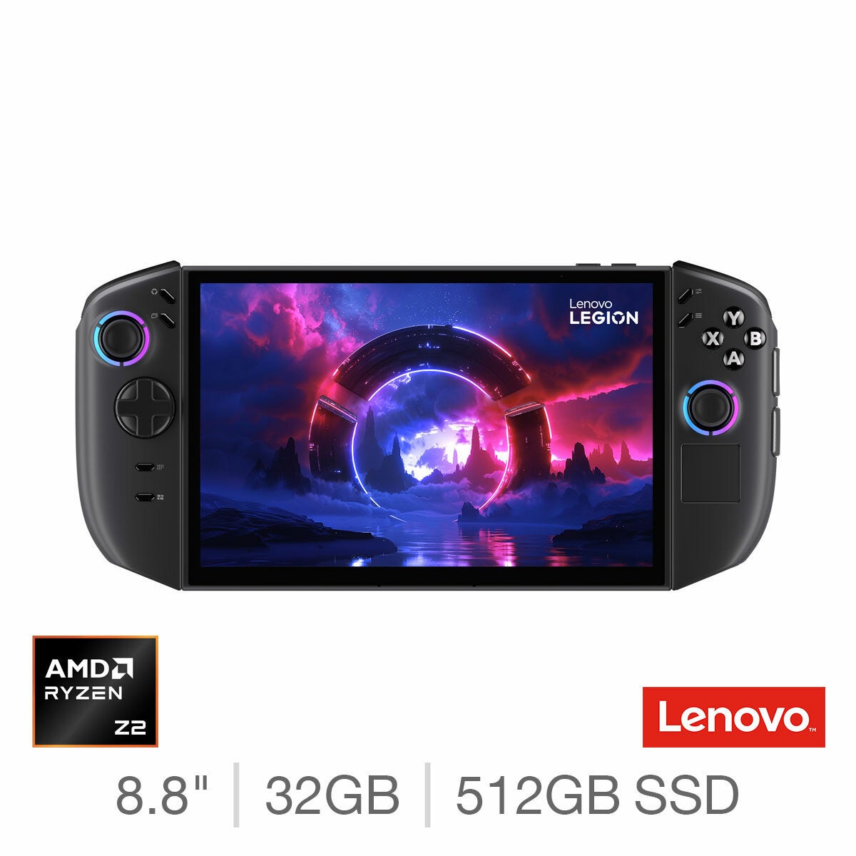 Lenovo Legion Go 2, AMD Ryzen Z2, 32GB RAM, 512GB SSD, 8.8 Inch OLED Handheld Gaming PC Console, 83N1000NUK - Discount at checkout