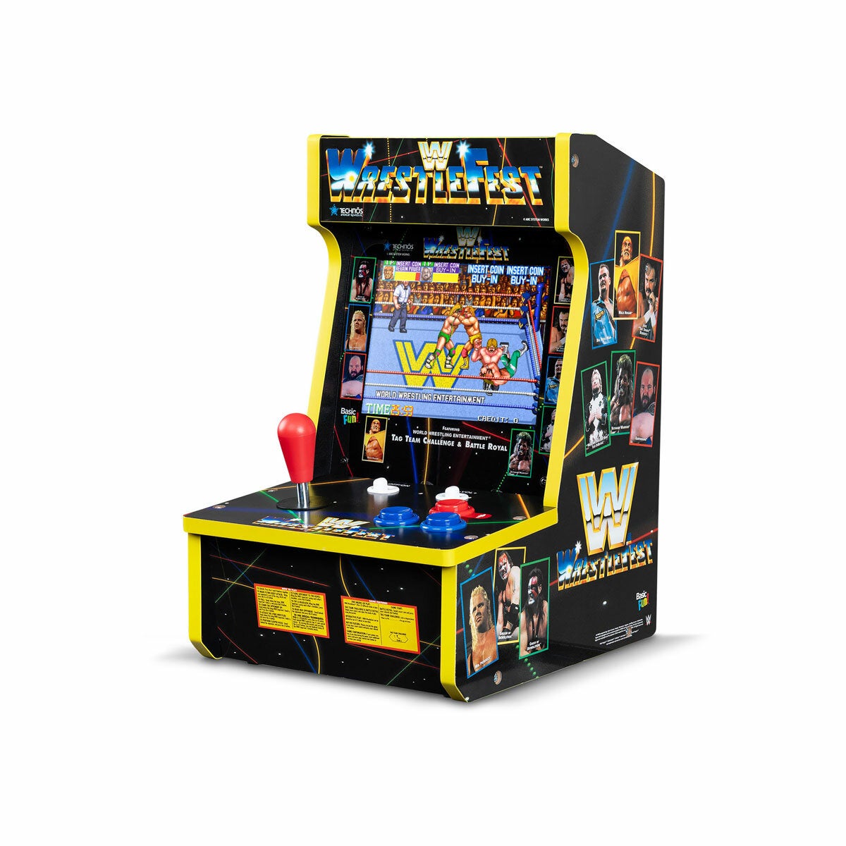 Arcade Classics WWE Wrestlefest Countercade Machine with 4 games