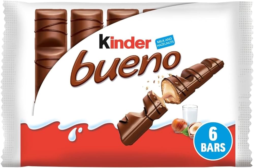 Kinder Bueno Classic Chocolate Bars, Pack of 6 - £1.50 / £1.34 S&S