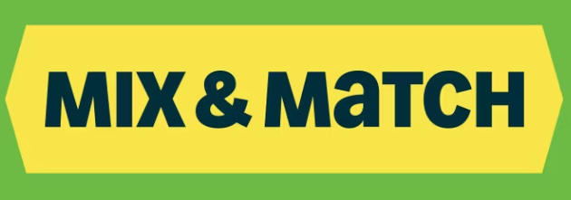 Mix and match - Any 5 for £4 on Fridge Favourites