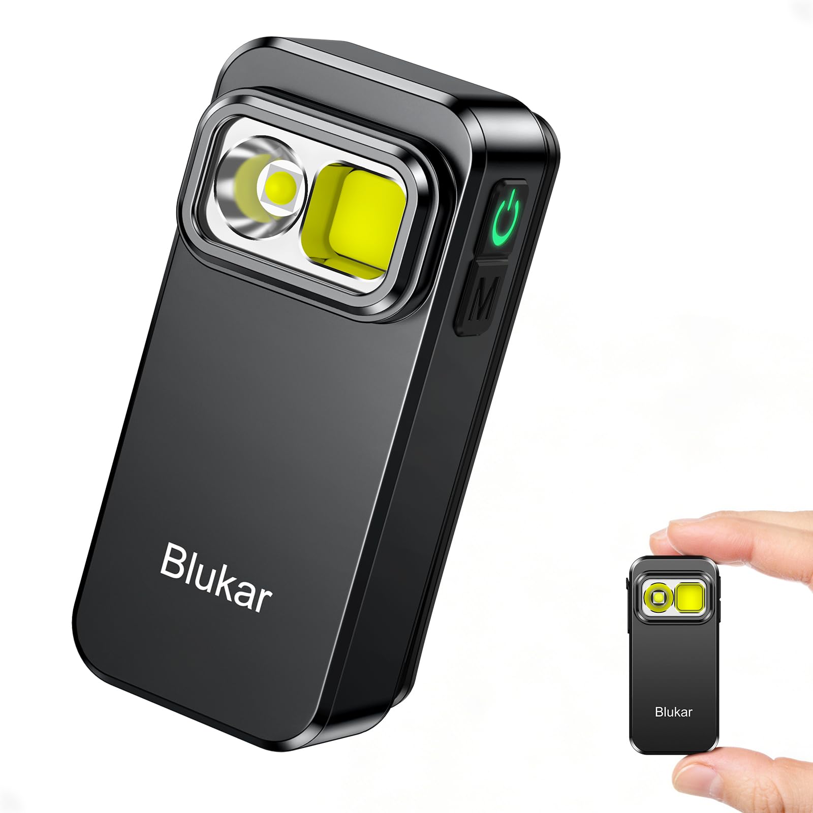 Blukar 800L Rechargeable EDC Mini Torch (USB-C, 3 Light Sources, IPX6) - Sold By Flying-Store / FBA
