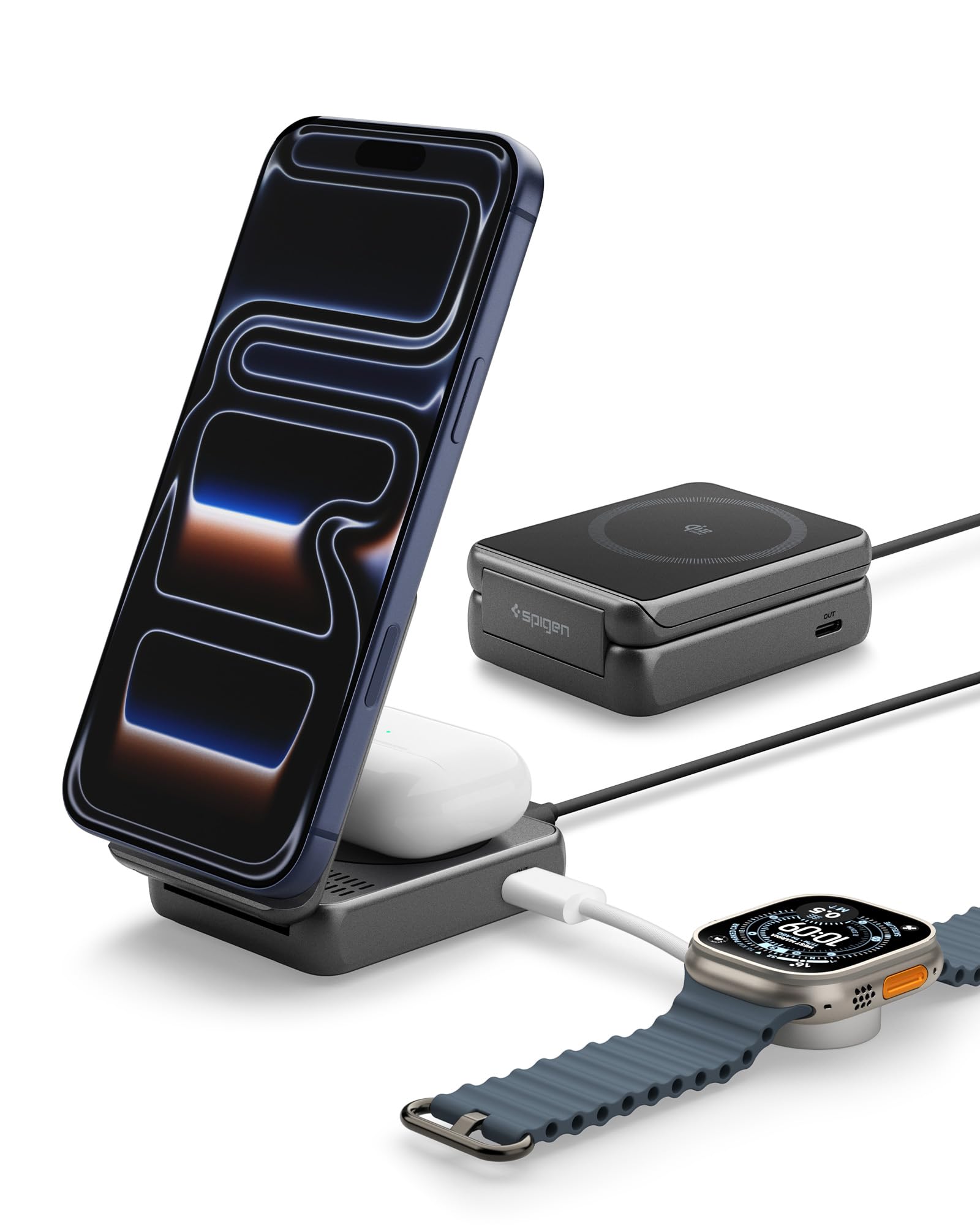 Spigen Qi2 25W 2 in 1 Magsafe Charger Stand - Sold by Spigen EU / FBA