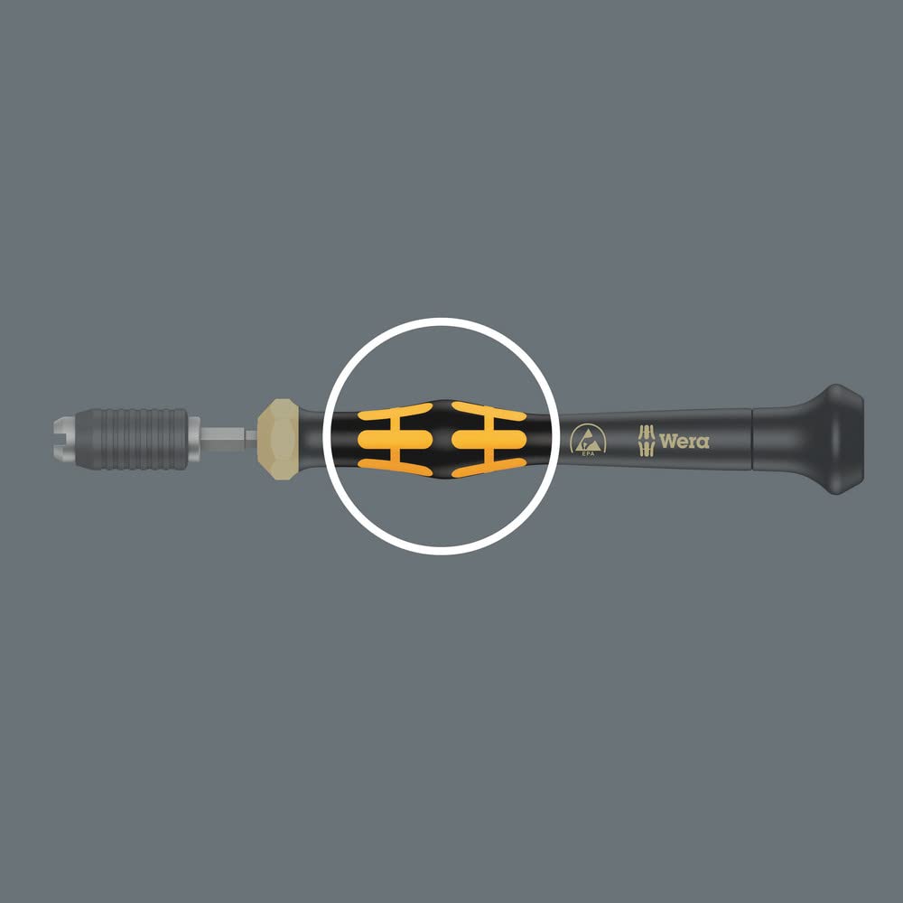 Wera 1460 Kraftform Micro ESD Adjustable Torque Screwdriver Handle, 0.02-0.06 Nm - VERY GOOD