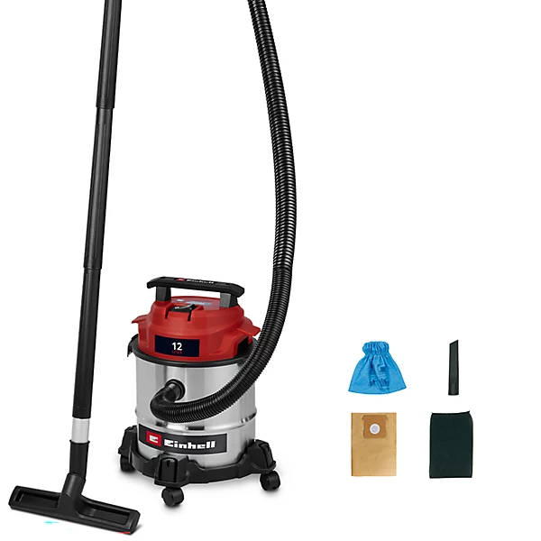 Einhell TC-VC 1240 S Corded Wet & dry vacuum, 12L (free c+c) - £30 w/ B&Q Club new signup + 2 Yr Guarantee (free c+c)