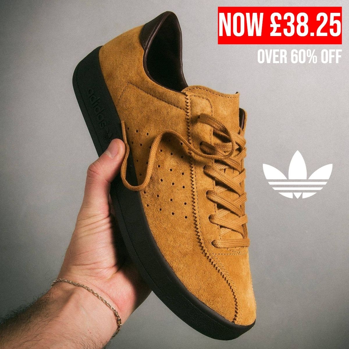 adidas Mallorca Sneaker Mesa, Dark Brown & None at checkout
