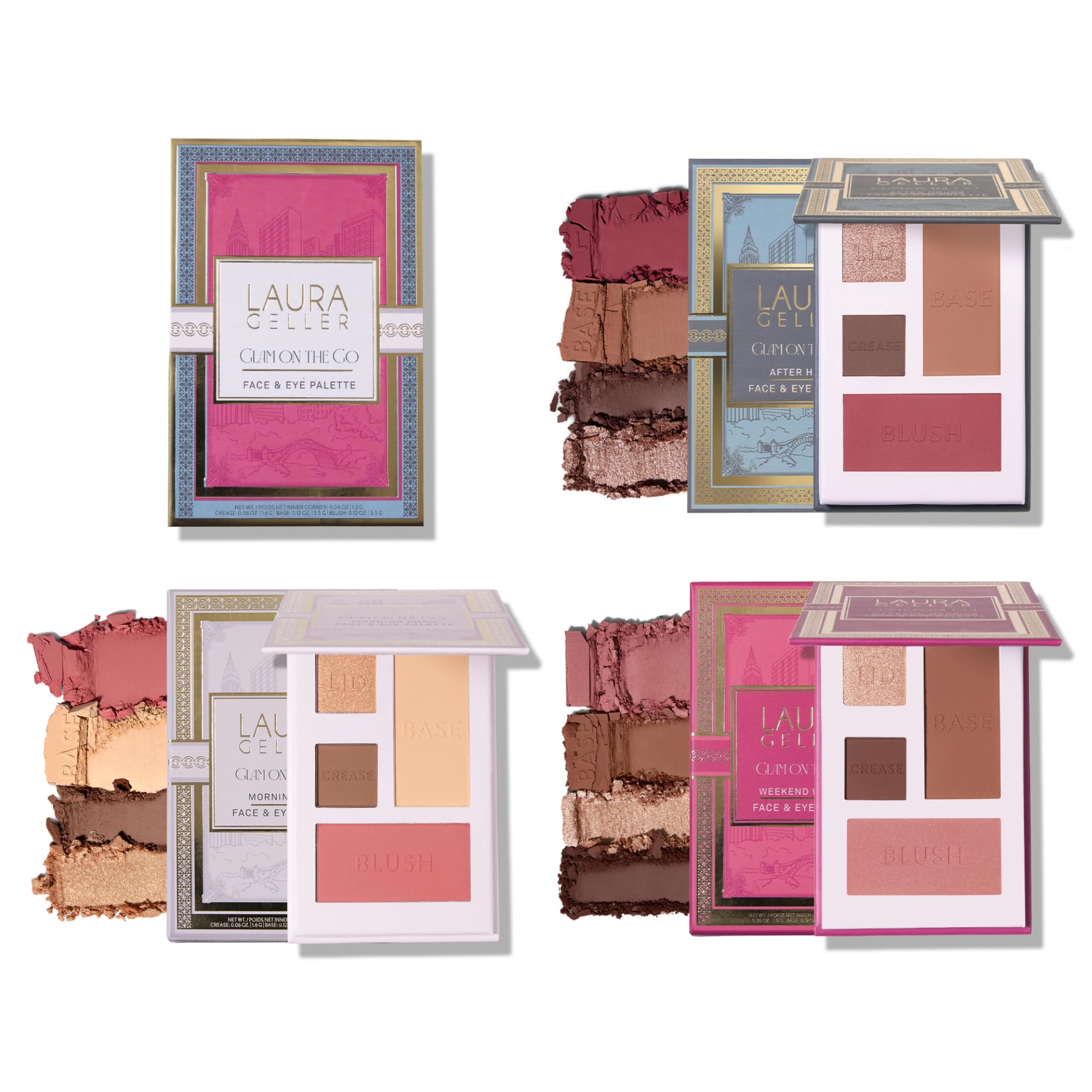 Laura Geller Beauty Glam On the Go Eyeshadow & Blush Palettes - Sold by Laura Geller International / FBA