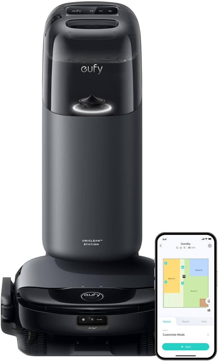 eufy Omni S1,Robot Vacuum Cleaner with Mop, 7000pa All-in-One Station, Smart Obstacle Avoidance W/discount at checkout AnkderDirect FBA
