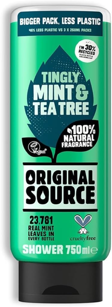 Original Source Mint & Tea Tree Shower Gel 750ml (£1.74 S&S)