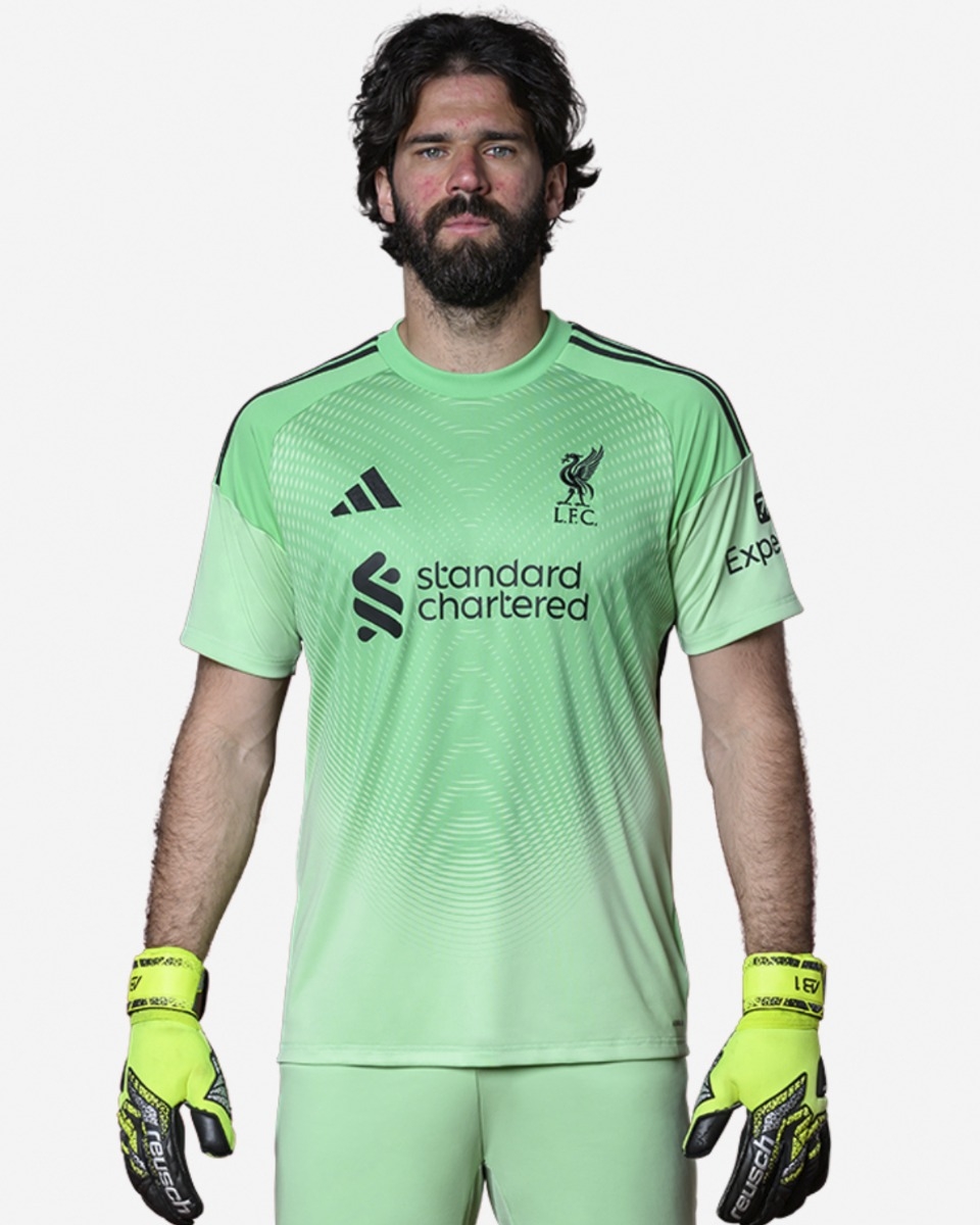 Liverpool FC (LFC) Adidas Men's 25/26 Home Short Sleeve Goalkeeper Jersey