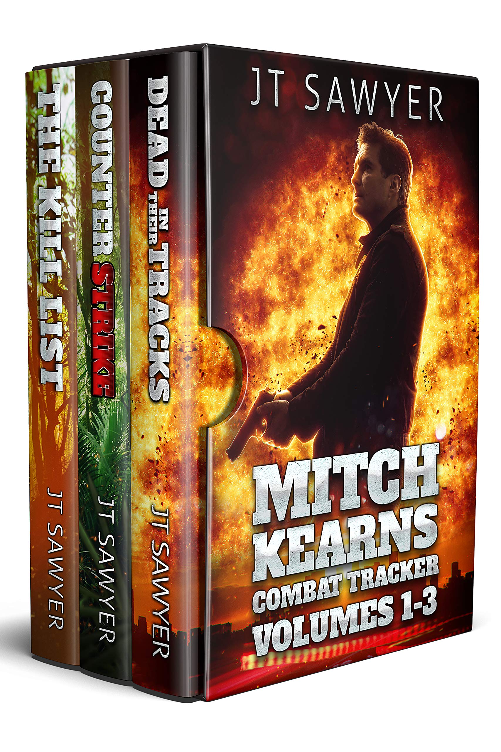 JT Sawyer - Mitch Kearns Combat Tracker Series Boxed Set of Thrillers, Volumes 1-3: A Black-Ops Vigilante Justice Series - Kindle Edition