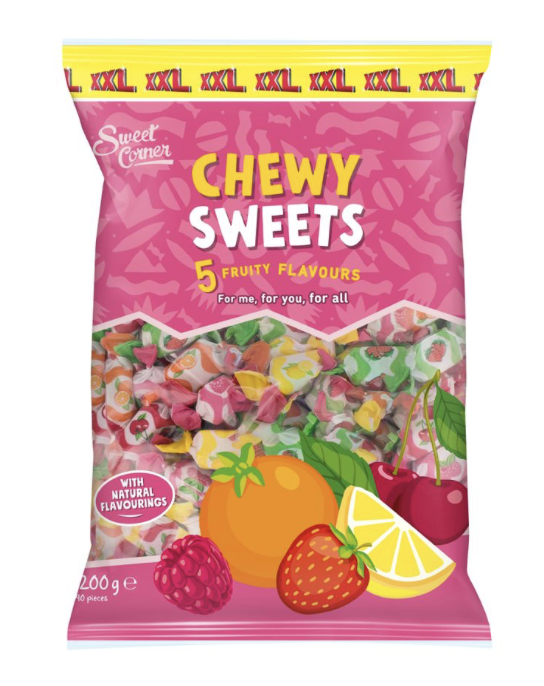 SWEET CORNER XXL Chewy Sweets 1200g - Lidl Plus Price