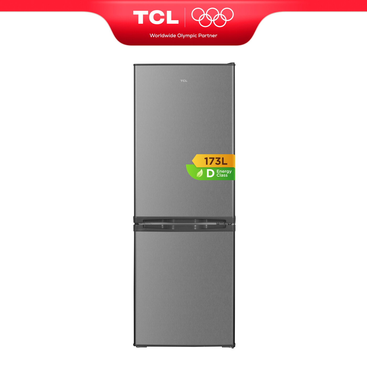 TCL RF225BID0UK Fridge-Freezer Combination - Fridge Capacity 121 L, Freezer Capacity 52 L, Energy Class D