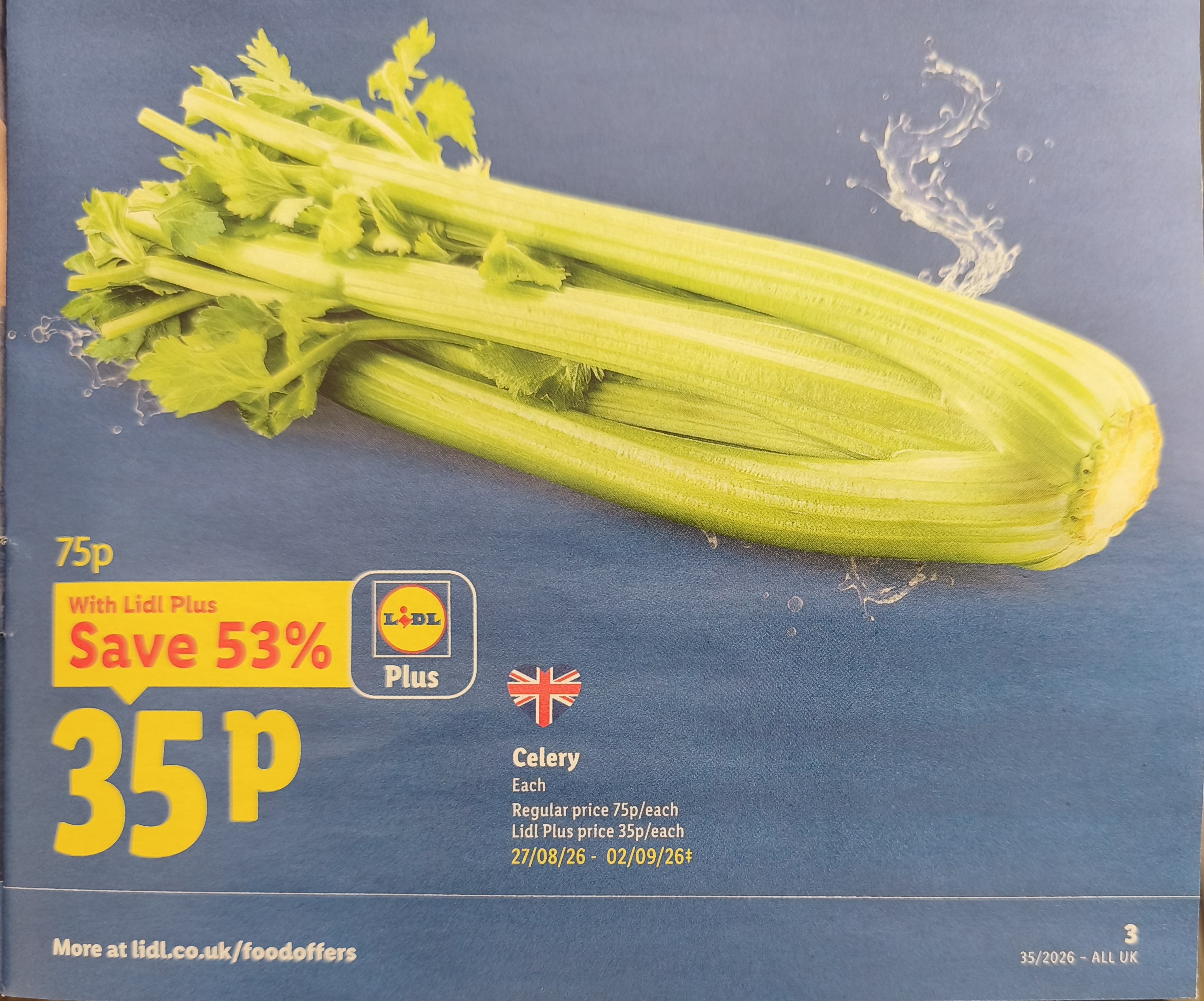 Celery - Lidl Plus Price