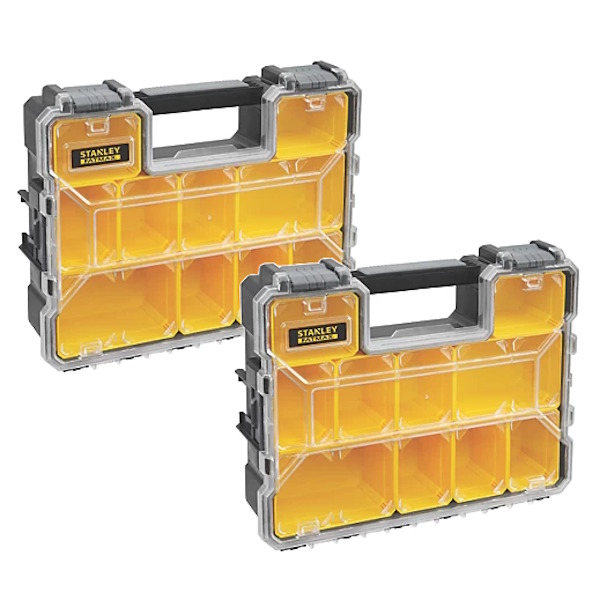 2 x Stanley FatMax Deep Pro Organiser 14 1/2" x 18" (Effectively £13.50 Each) - Free C&C
