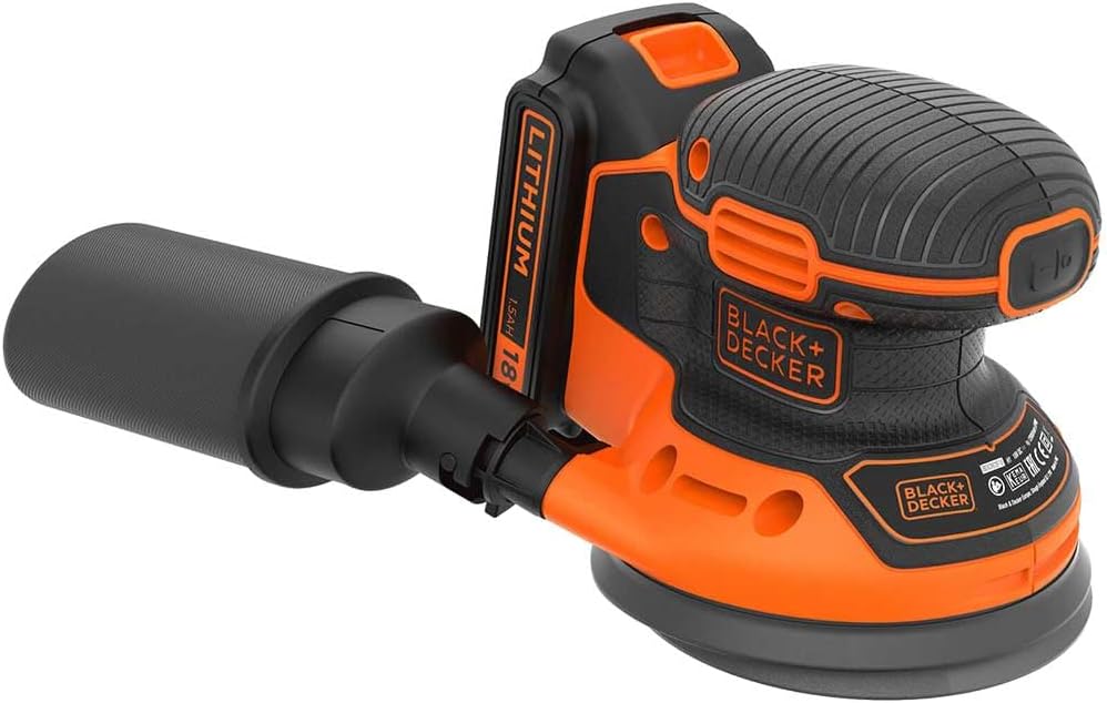 BLACK + DECKER BDCROS18-GB Cordless Random Orbital Sander & 18V 1.5Ah Battery - Free Click & Collect