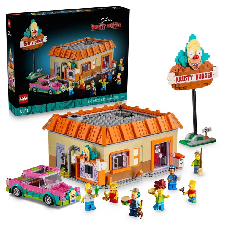 LEGO Icons The Simpsons: Krusty Burger 10352 / LEGO Icons Tudor Corner Miniature House Kit 10350 - £150 - Using HSD/DFC Code - Free C&C