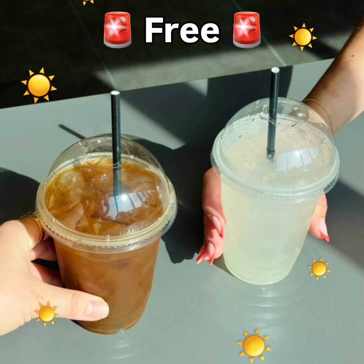 Free Cloudy Lemonade / Peach Iced Tea at all 200+ Asda Cafe