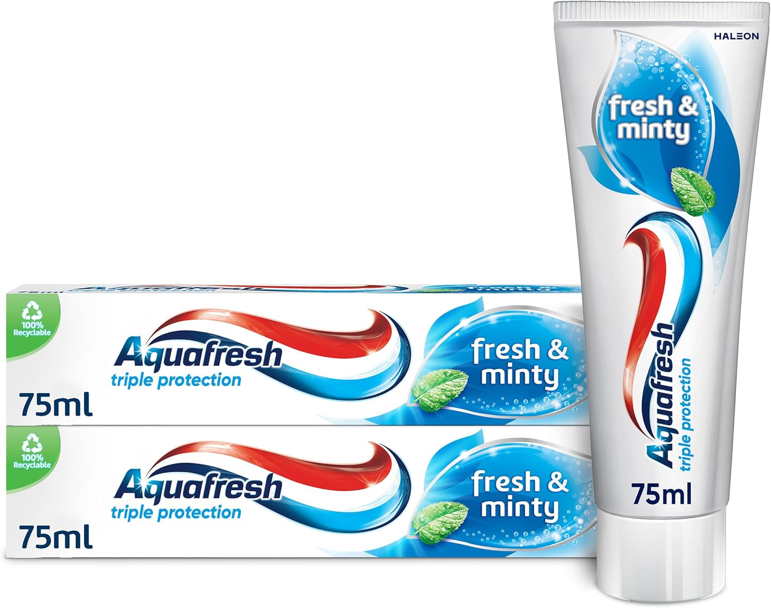 Aquafresh Toothpaste - 3 in 1 Protection - 2 x 75ml - £1.71 / £1.53 S&S
