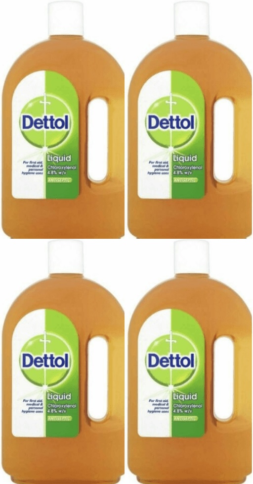 4 x Dettol Antiseptic Liquid 750 ml - 4 for 3 discount applied at checkout (£8.45 - £9.15 S&S)
