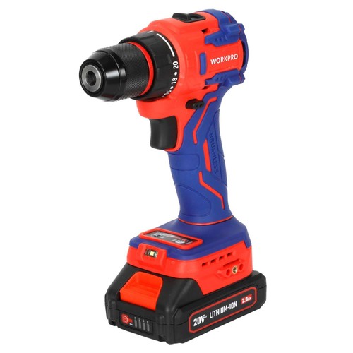 Workpro 20V Cordless Brushless Drill - In Store Caterham