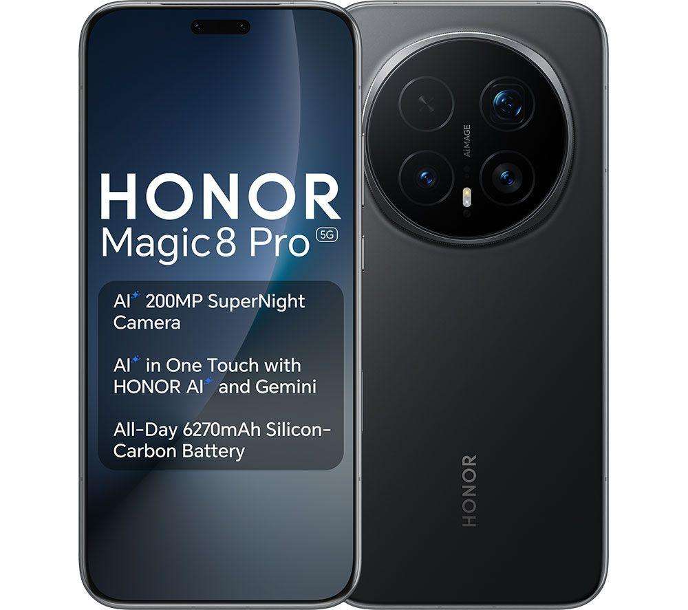 HONOR Magic8 Pro Snapdragon 8 Elite Gen 5 12GB RAM 512GB 5G Smartphone (Like New) £619 + £10 Top Up / No Top Up For Existing Customers