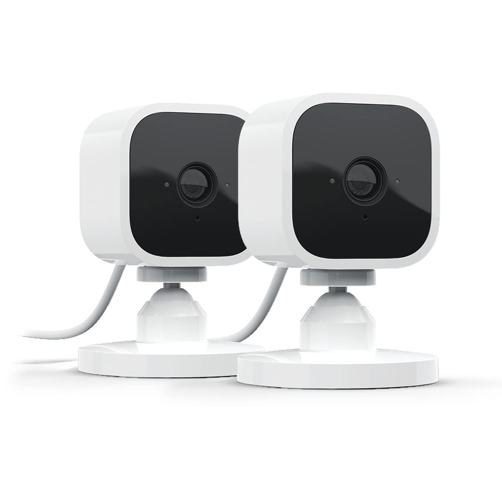 Blink Mini | Indoor plug-in pet security camera, 1080p HD day and night video, motion detection, two-way audio, easy setup, Alexa enabled