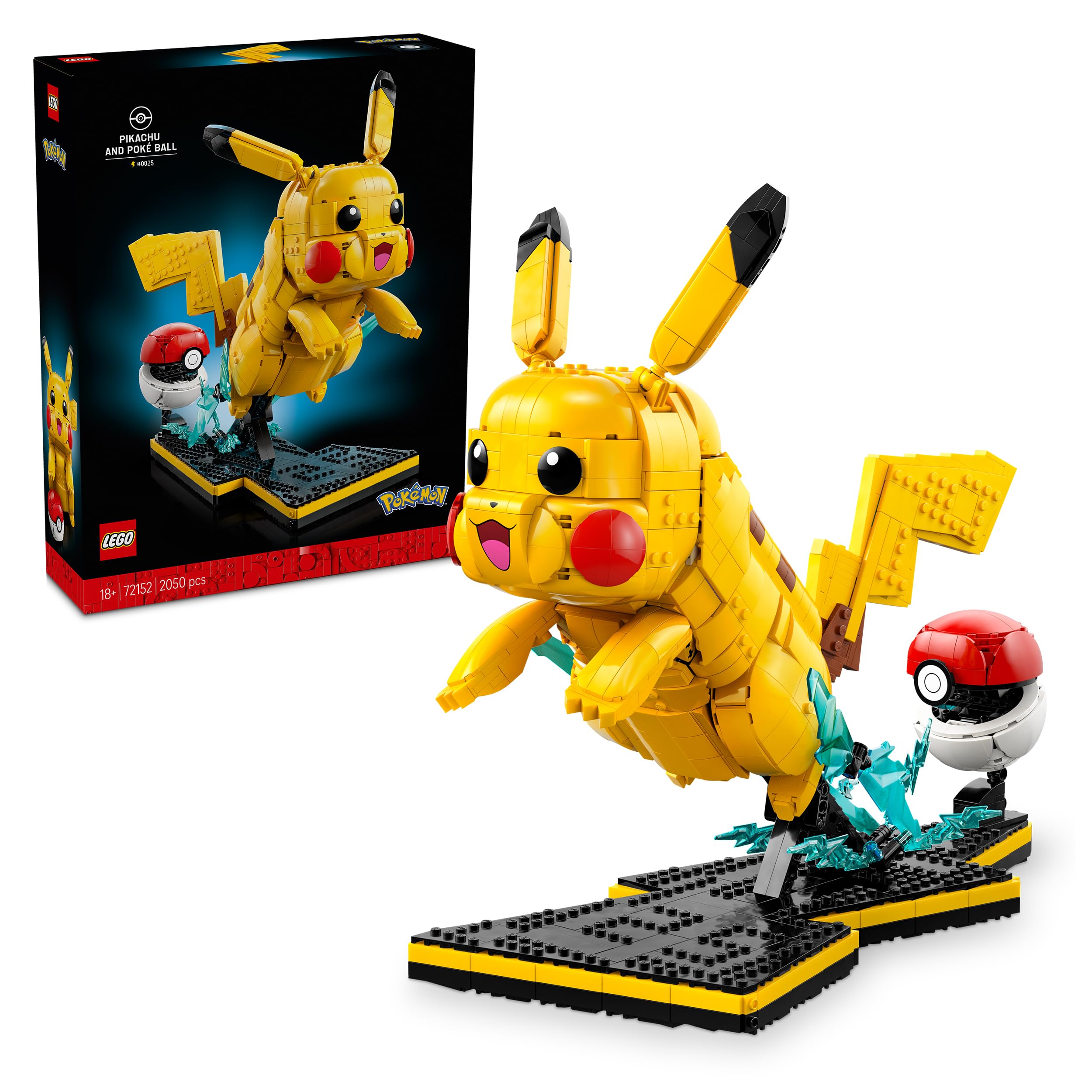 LEGO Pokémon Pikachu and Poké Ball Set 72152
