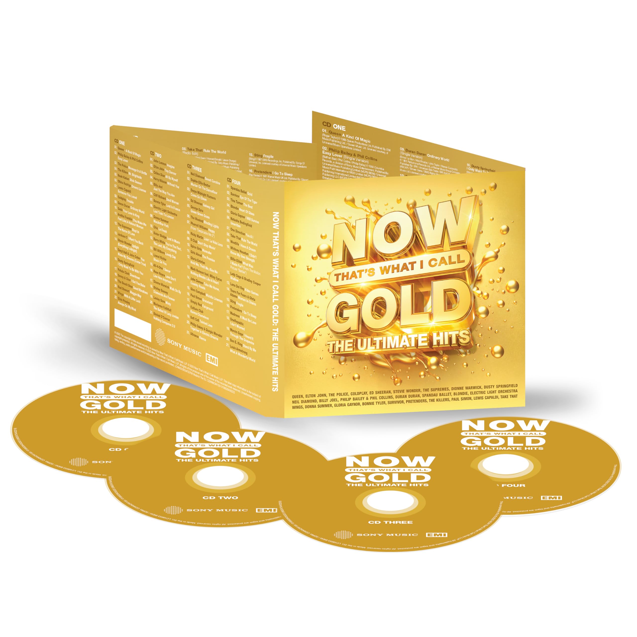 Now Thats What I Call Gold CD 4 Discs - With Voucher
