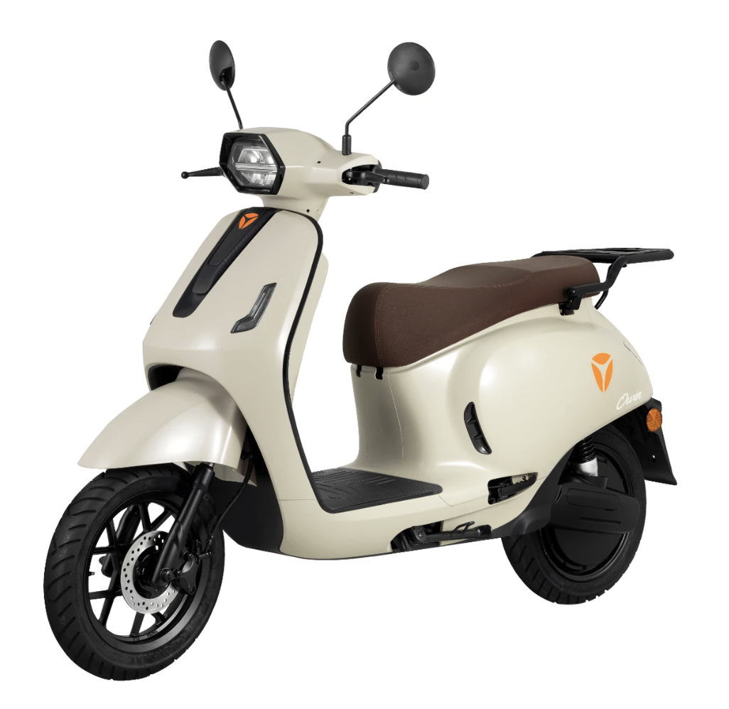 YADEA OWIN Electric Motorcycle, 2800W Motor, 72V 30Ah Battery, 28 Mph, 50 mi Range, L1e-B, Desert Grey , w/coupon and join JoyPlus