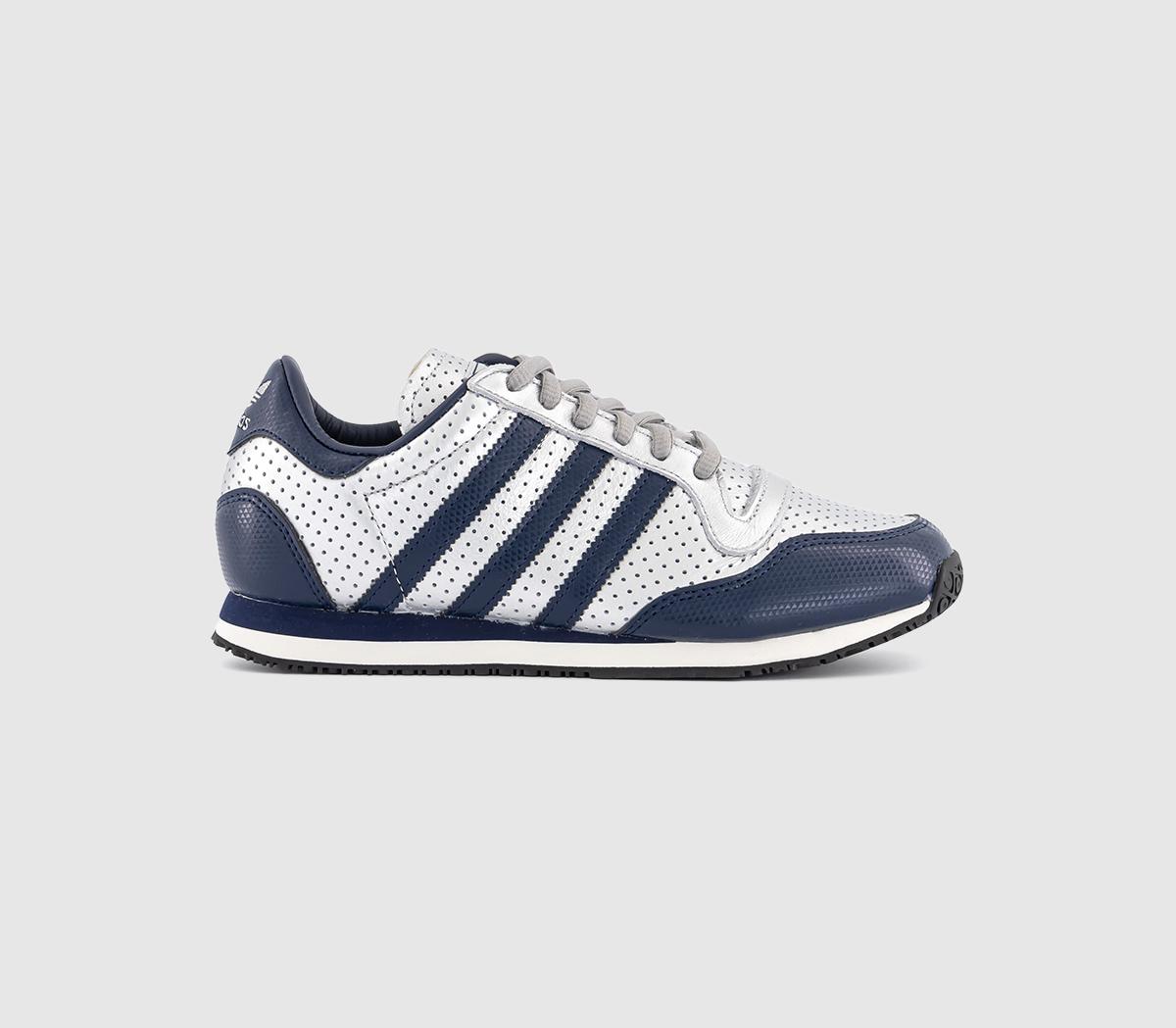 adidas Galaxy OG Silver Metallic Night Indigo Off White