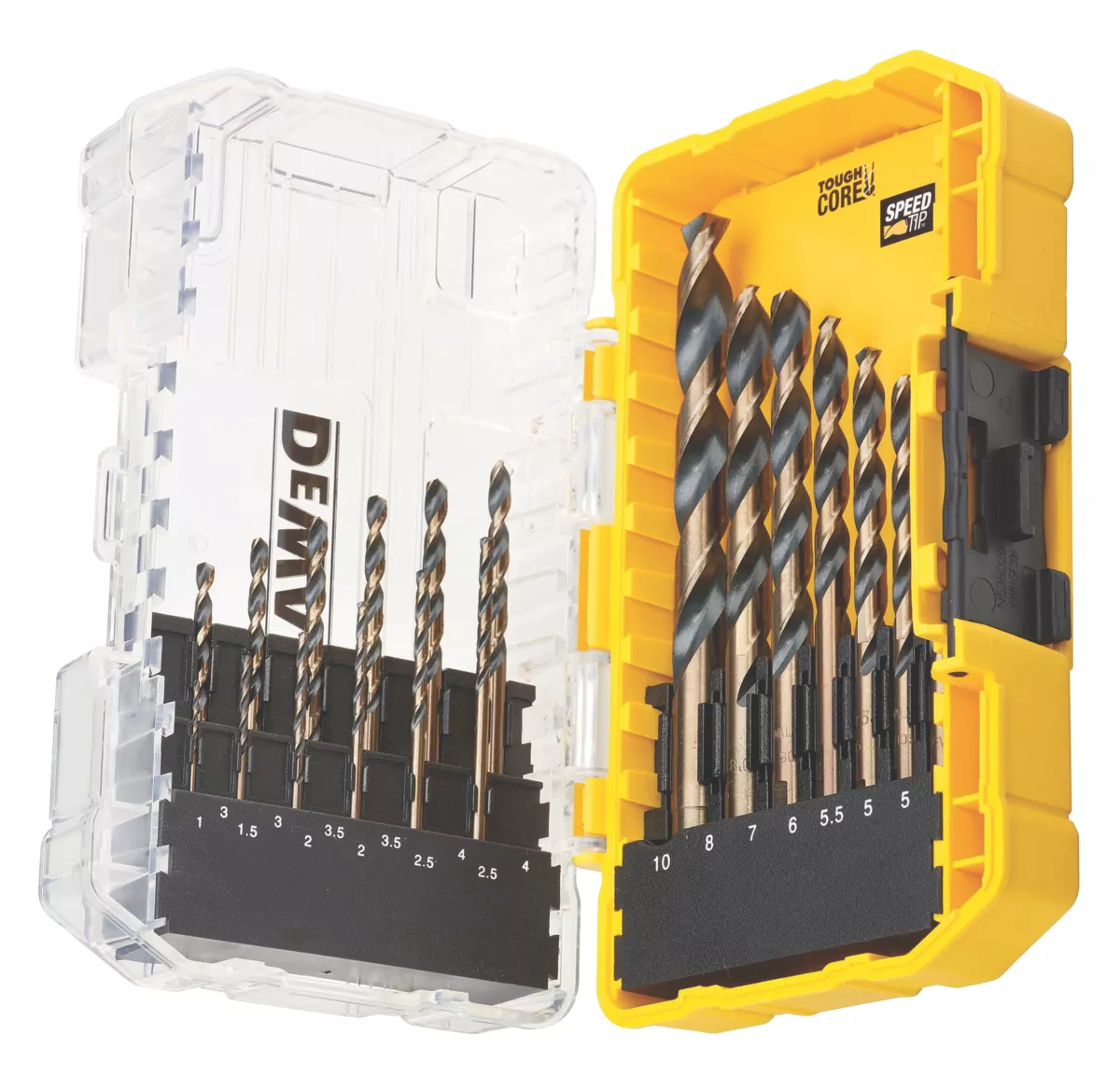 DEWALT Black & Gold Straight Shank Multi-Material Drill Bit Set 19 Pieces - Free C&C