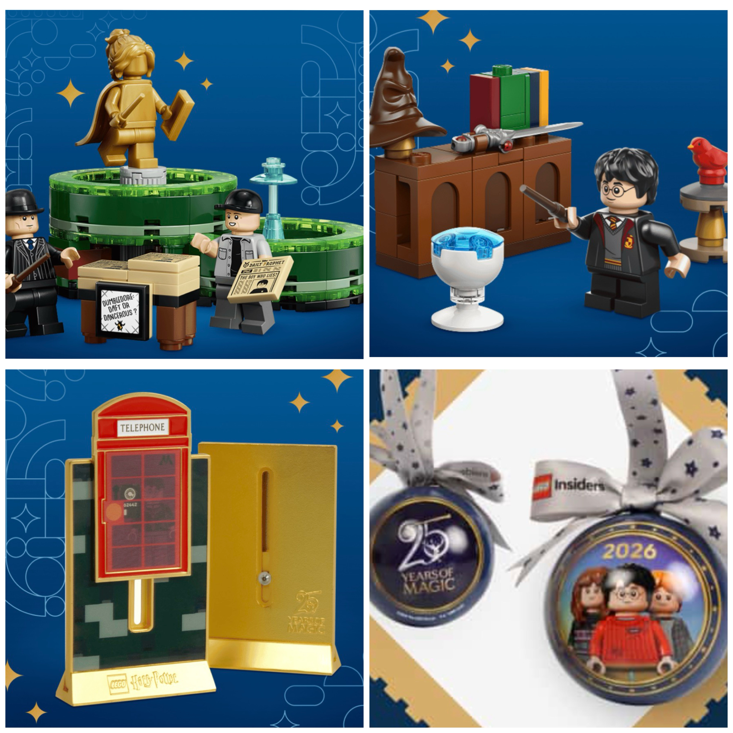 Lego Back To Hogwarts - Free Ministry Munchies 40901 w/ purchases £115+, Phone Box w/ 76476, Dumbledores Office 30724 free w/Purchases £35+
