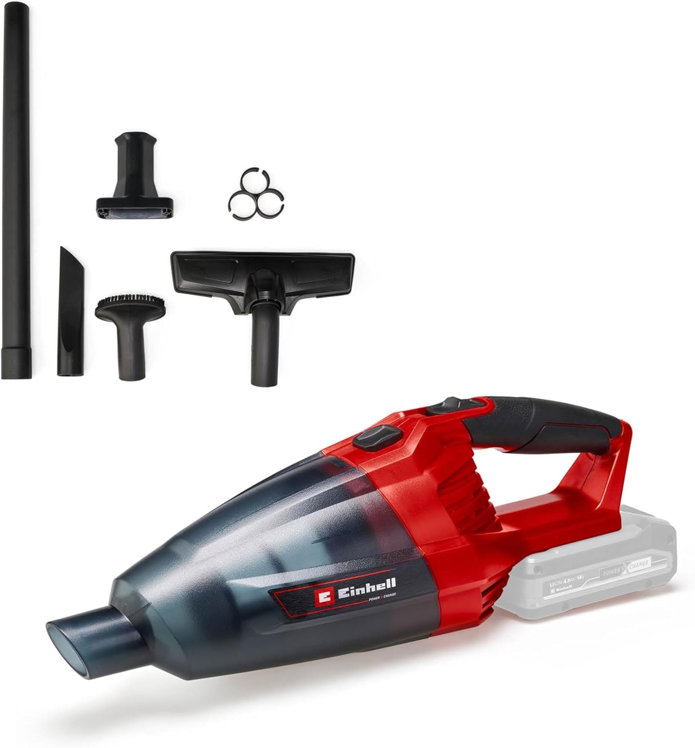 Einhell Cordless Handheld Vacuum Cleaner 18V PXC, For Floor Cleaning & Car TE-VC 18 Li Solo