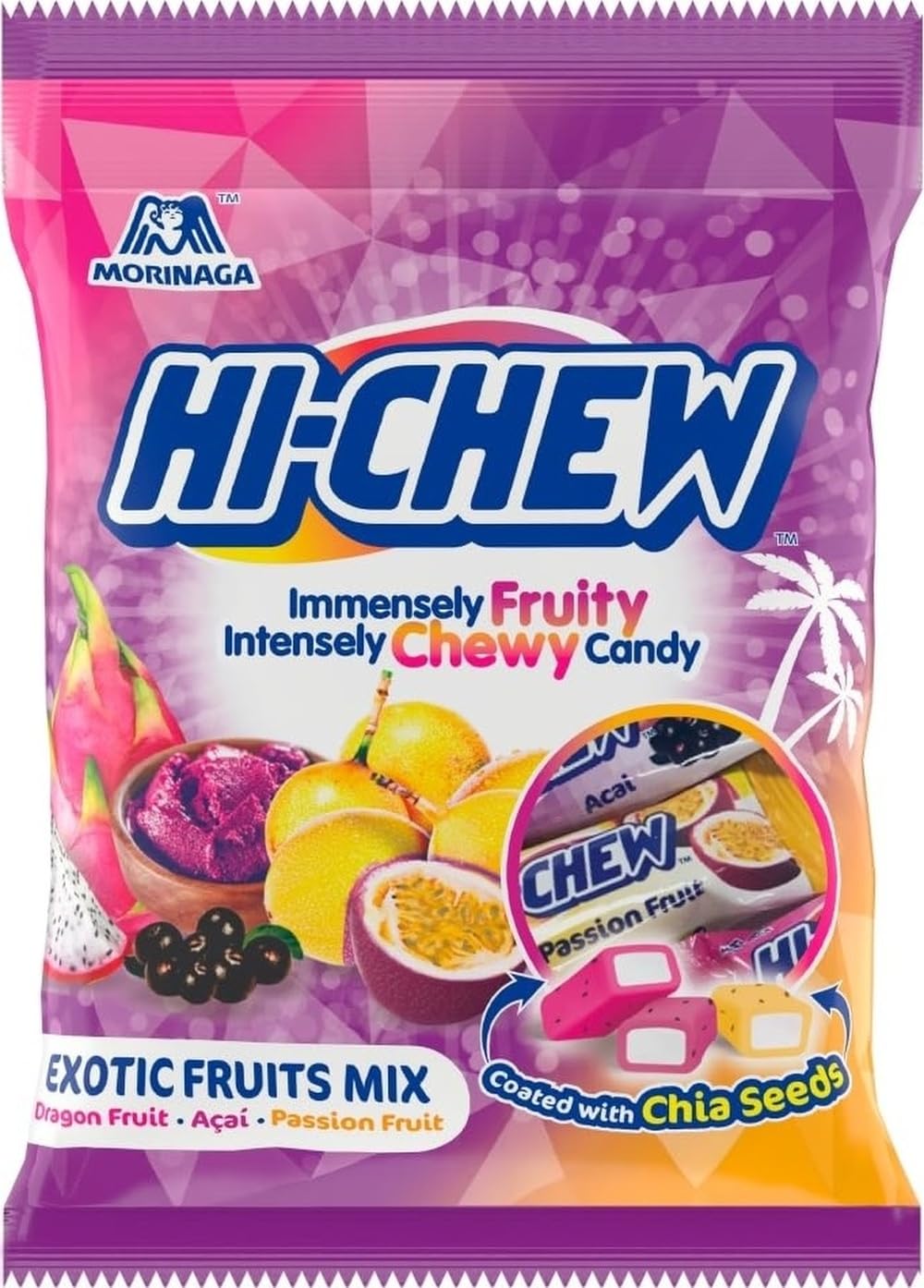HI-CHEW Exotic Fruit Mix Chews 100g - £1.52 S&S