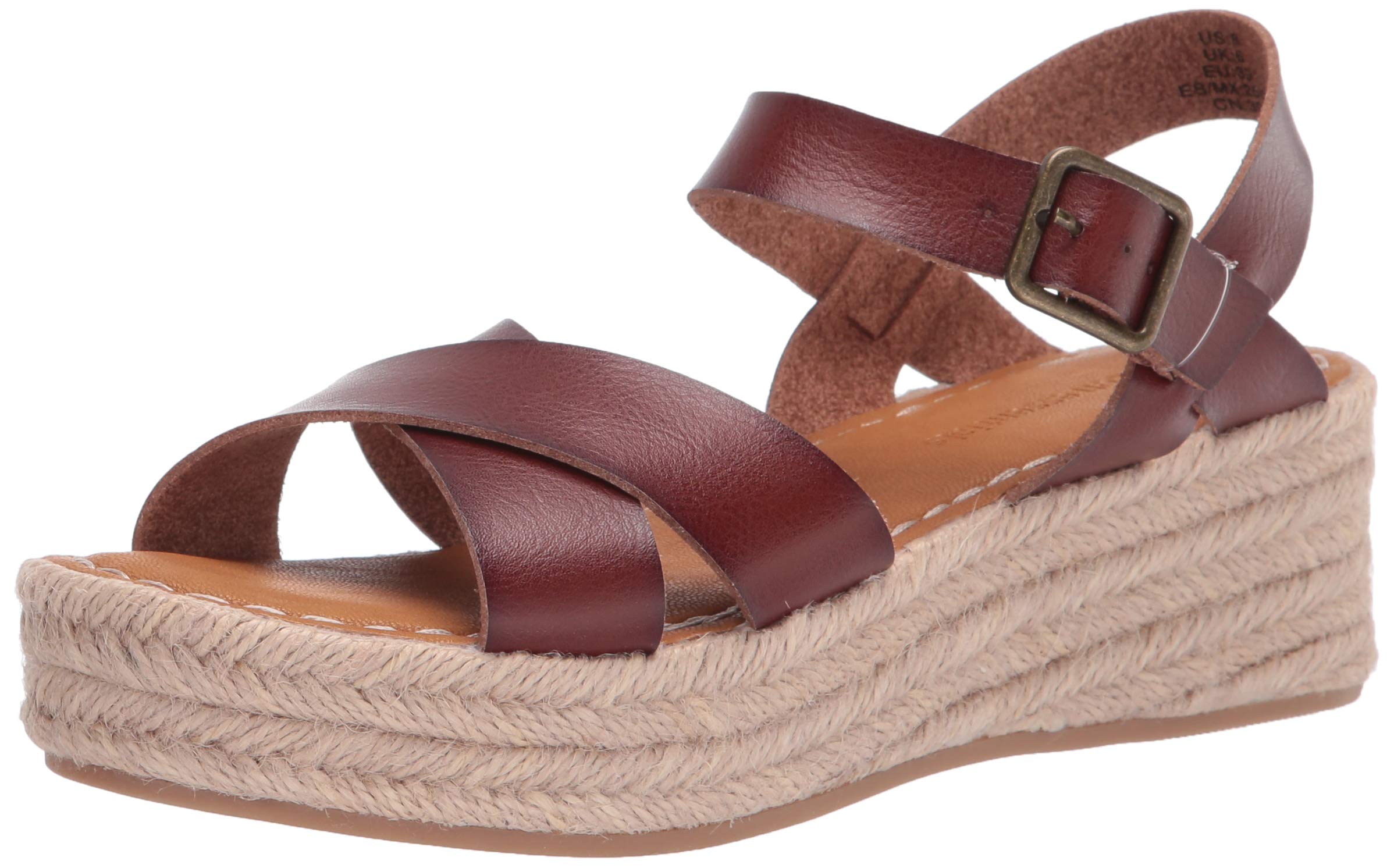 Amazon Essentials Women's Flatform Espadrille Sandal