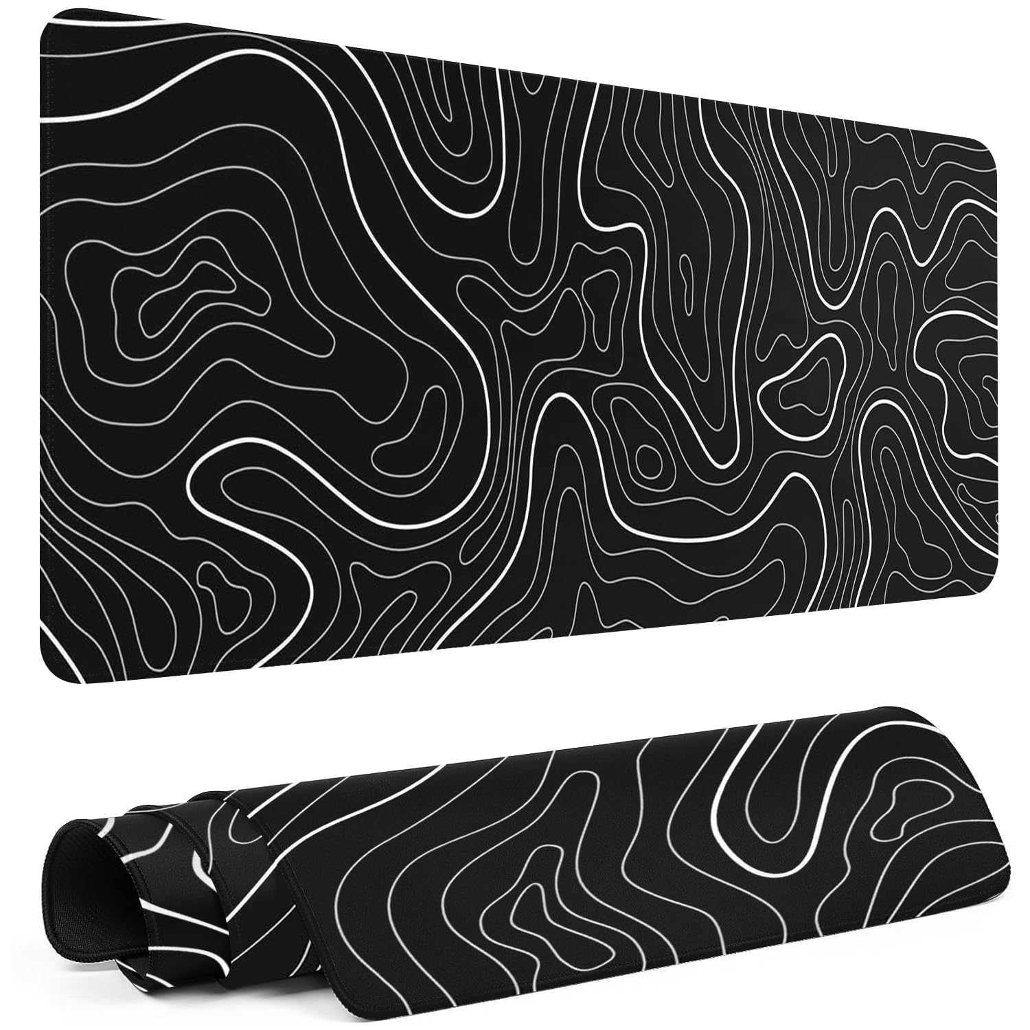 Rcege XL Gaming Mouse Pad with Non-Slip Rubber Base Waterproof Desk Mat - Sold by LAINI_US_Store FBA