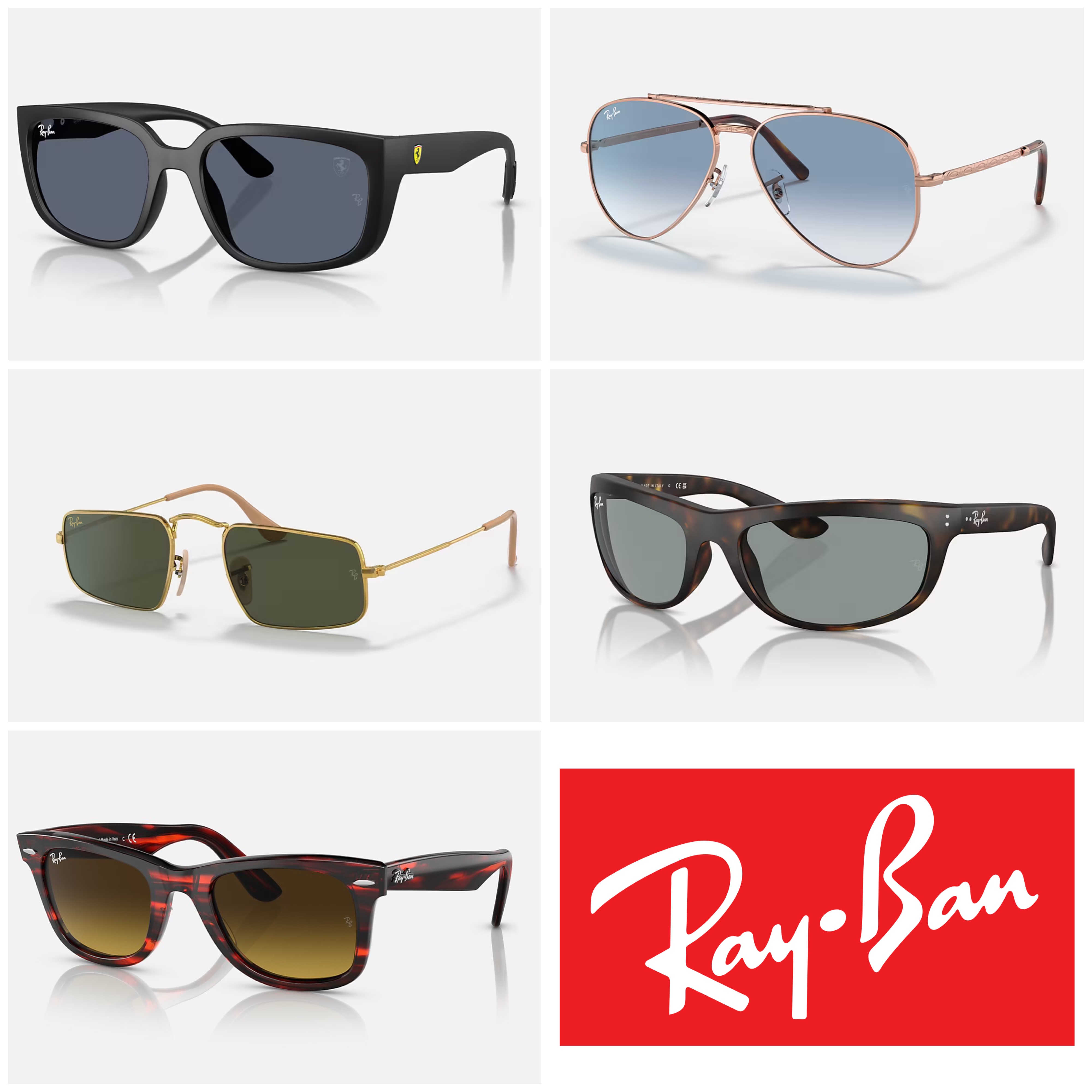 Up to 50% Off Ray-Ban Sunglasses Sale (Over 188 Lines, New Lines & Further Reductions including Ferrari Range) Prices from £65