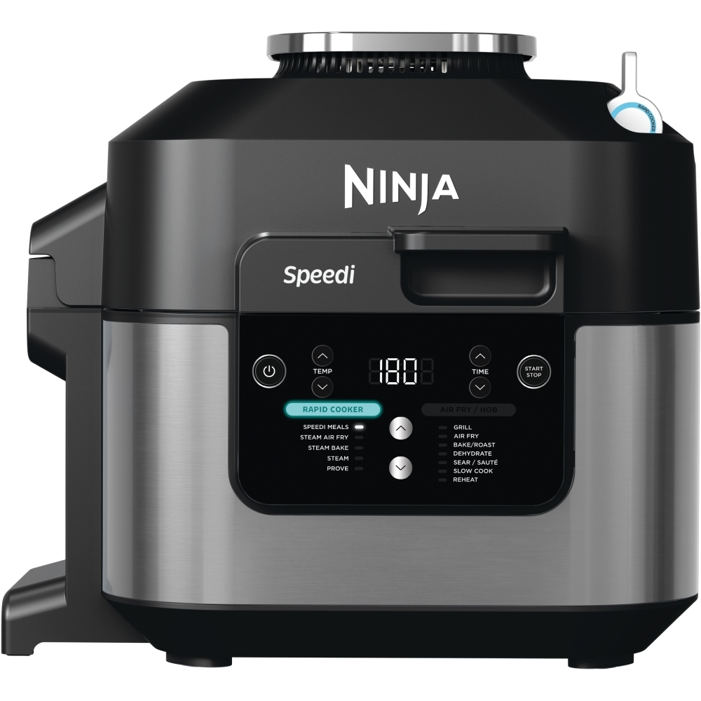 Ninja ON500UK Speedi 12 in 1 Multi Cooker, Air Fryer & Slow Cooker in Black Steel (discount applied at checkout)