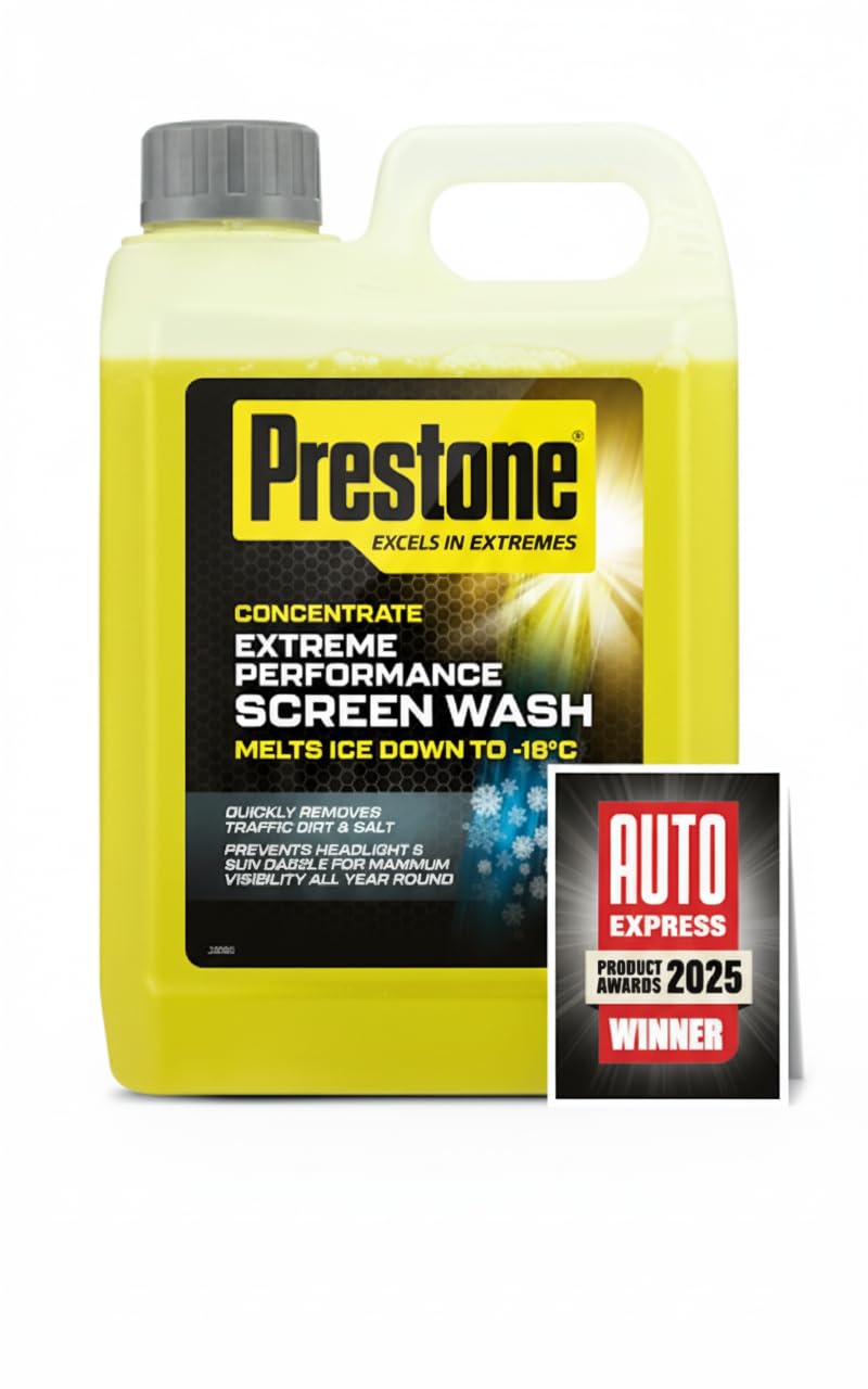 Prestone Screenwash Concentrate 2.5L, Screen Wash For Cars - Discount At Checkout