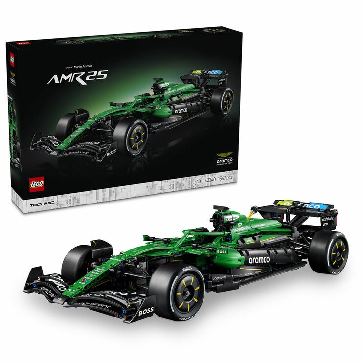 LEGO Technic Aston Martin Aramco AMR25 F1 Car - Model 42240