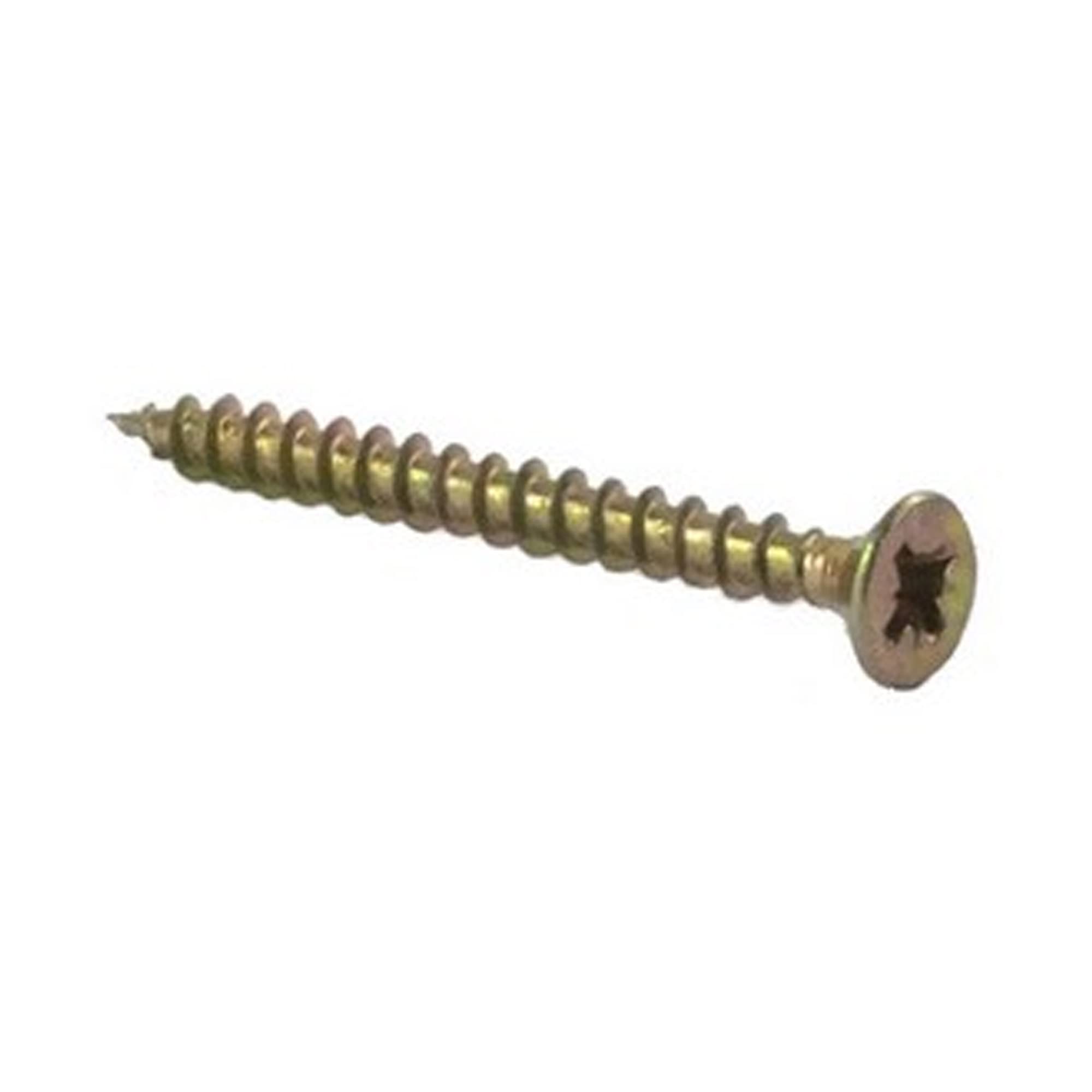 Forge Multi-Purpose Pozi Compatible Screw CSK ST ZYP 3.5 x 15mm Box 200