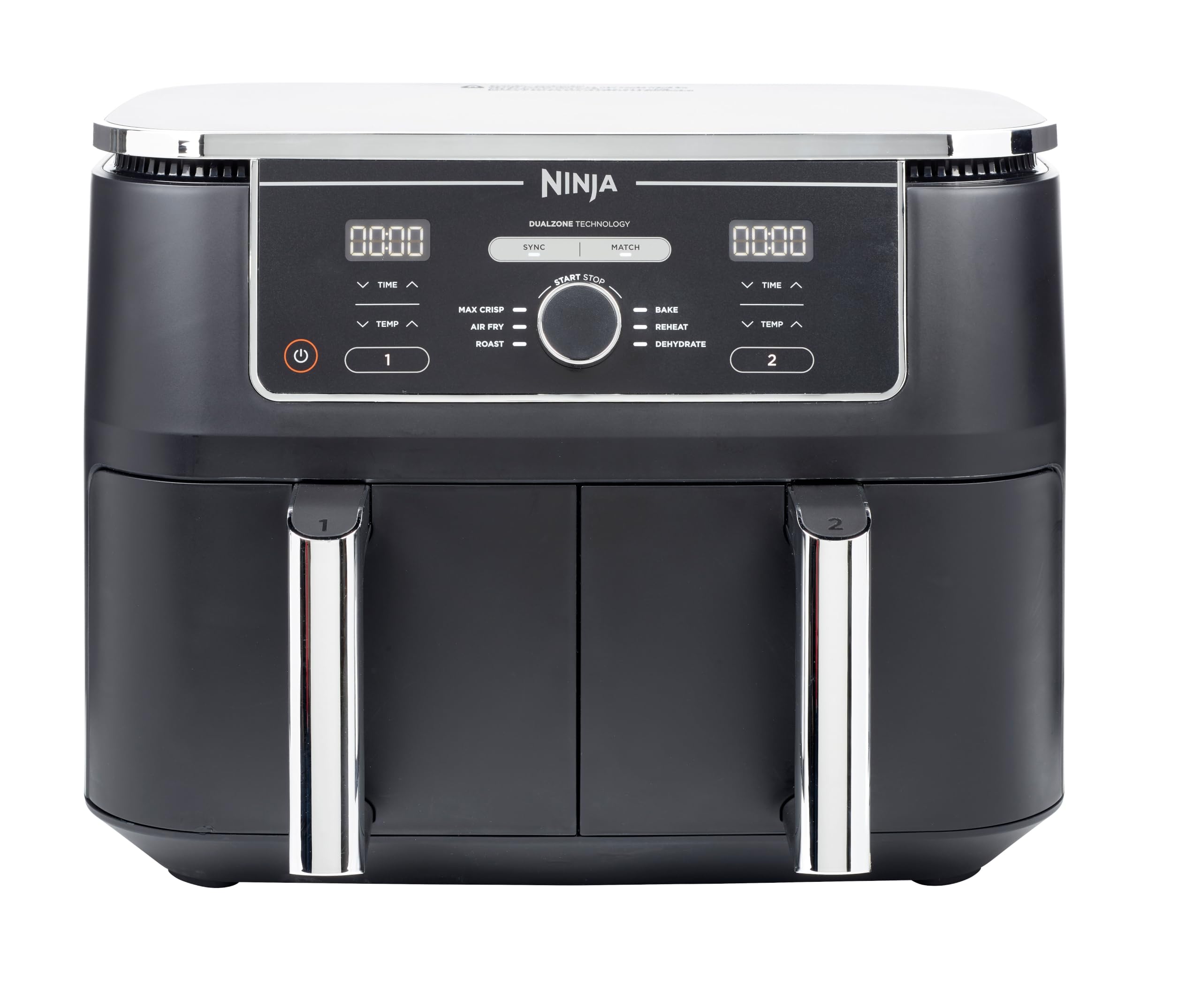 Ninja Foodi MAX Dual Zone Digital Air Fryer, 2 Drawers, 9.5L, 6-in-1 - With Applied Discount