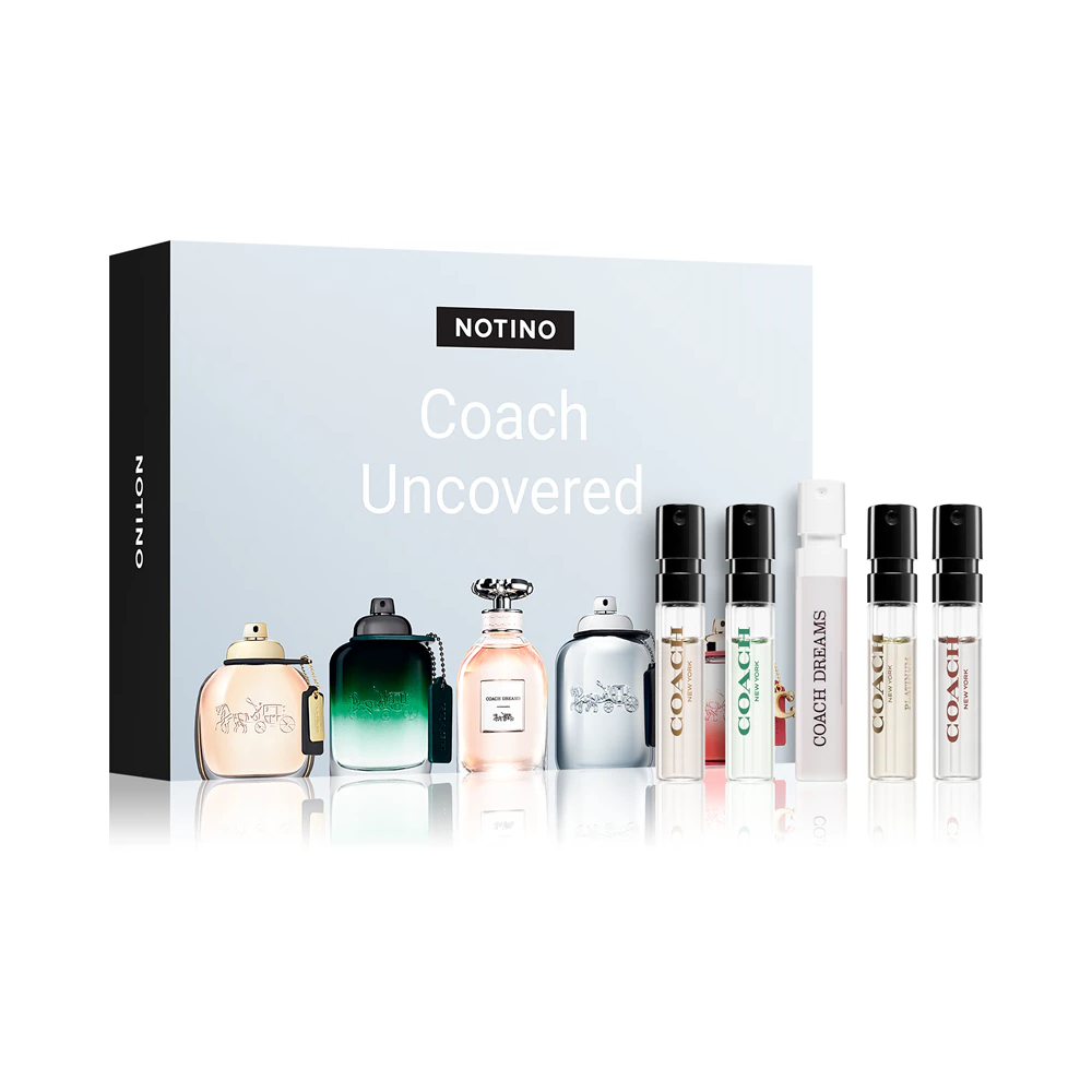 Fragrance Discovery Box: Notino Coach Uncovered - Platinum, Wild Rose, Coach, Dreams & Green