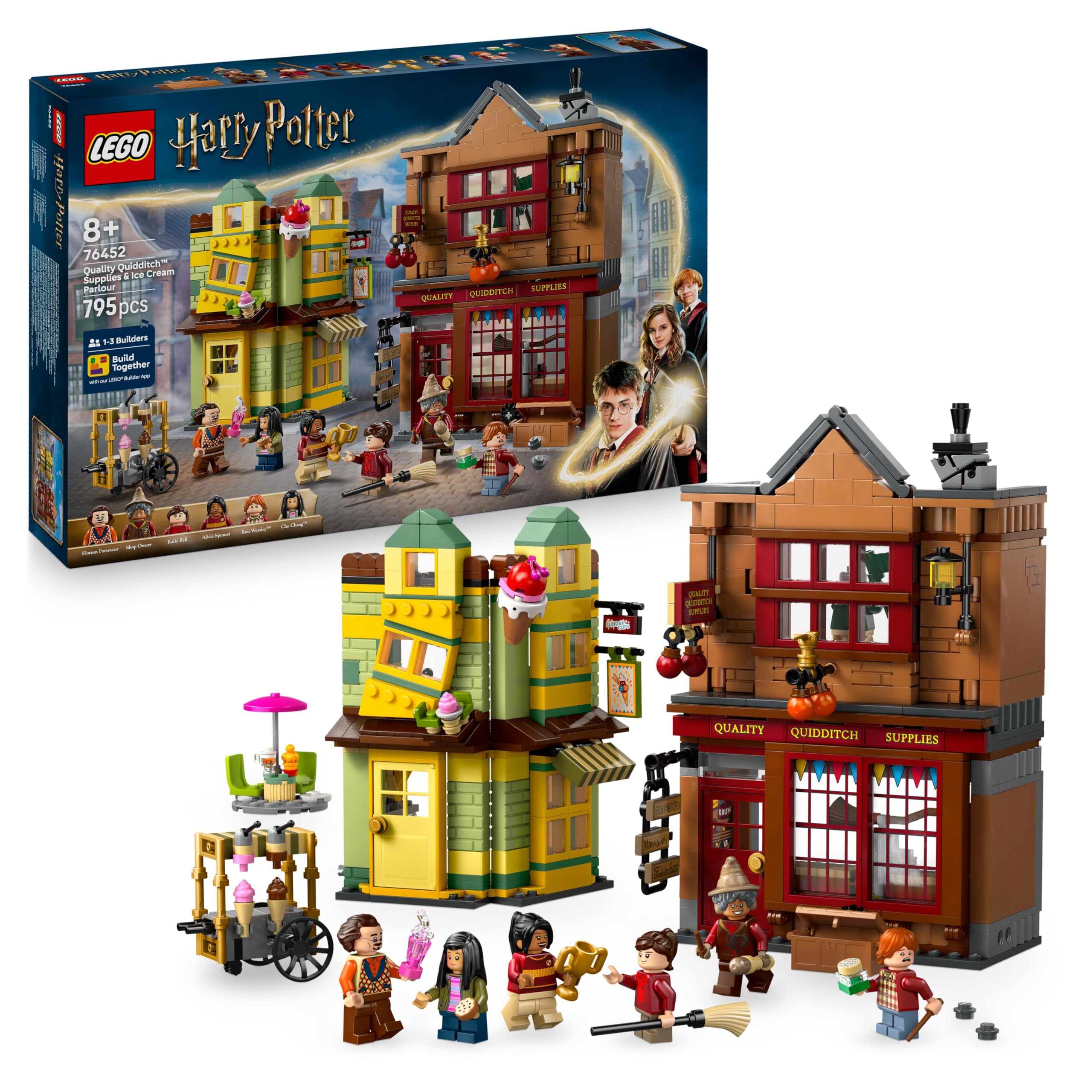 LEGO Harry Potter Quality Quidditch Supplies & Ice Cream Parlour Set 76452