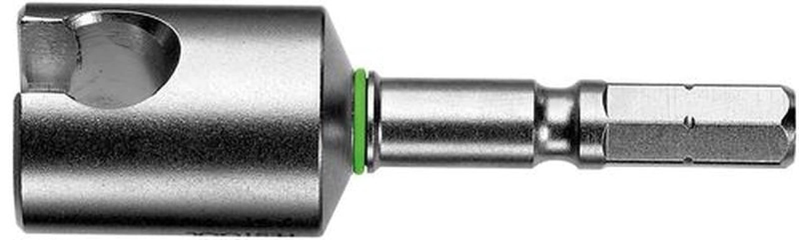 Festool Hook Driver for All Cordless Drills, 18 mm Diameter | Solid steel screw hook bit with 1/4" hex shank