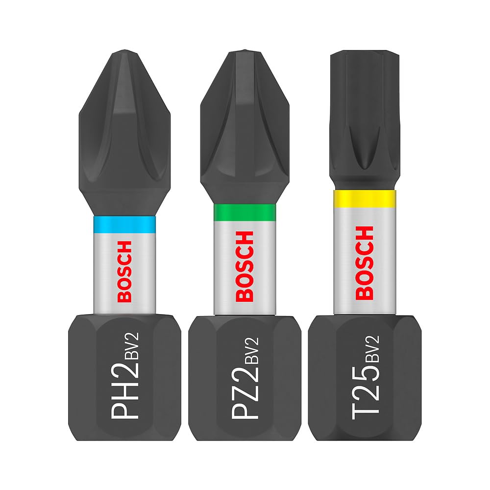 Bosch 25x PRO Impact Mixed Pack (92 x 57 mm, Professional Accessory Screwdriver)